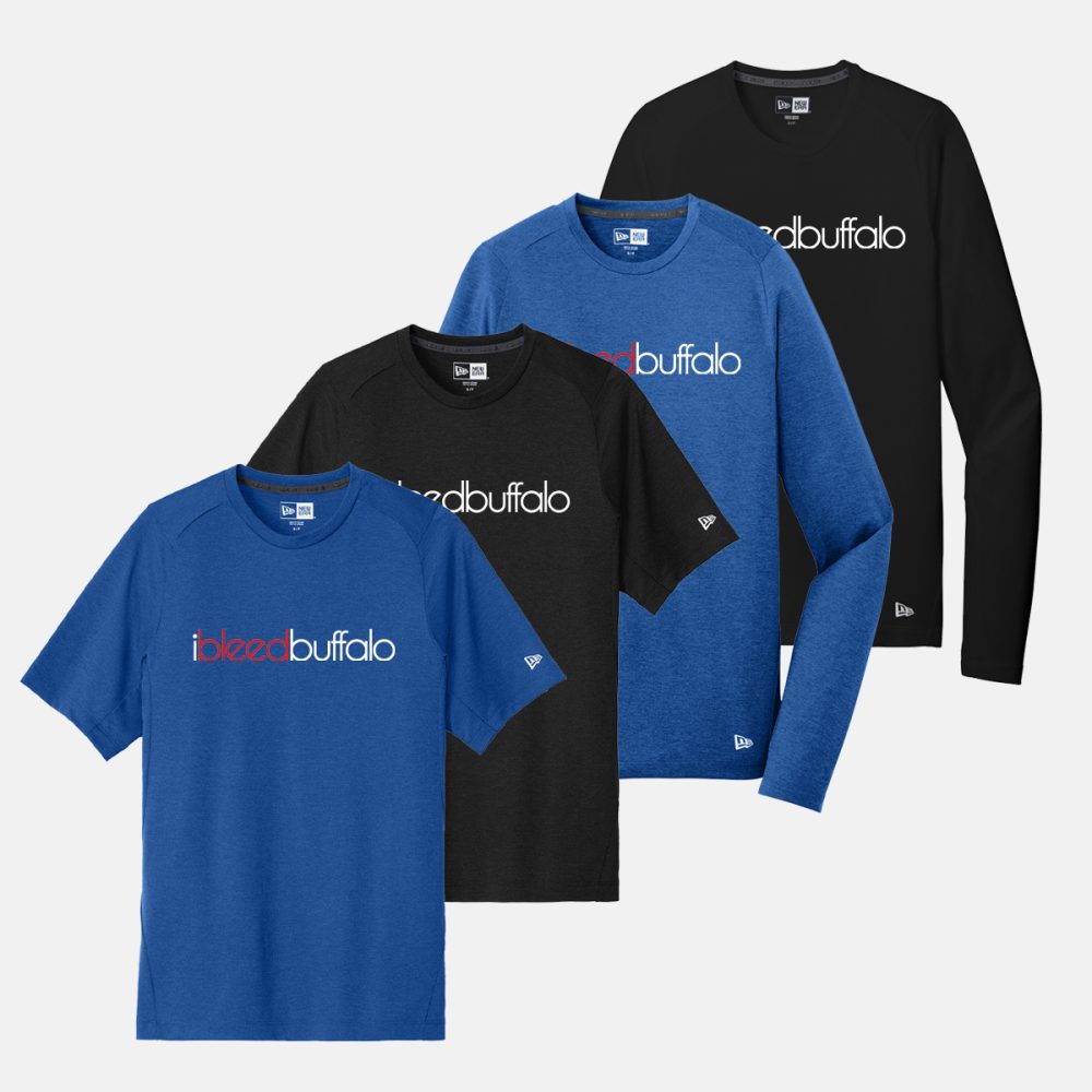 I Bleed Buffalo New Era Dri-Fit Tops