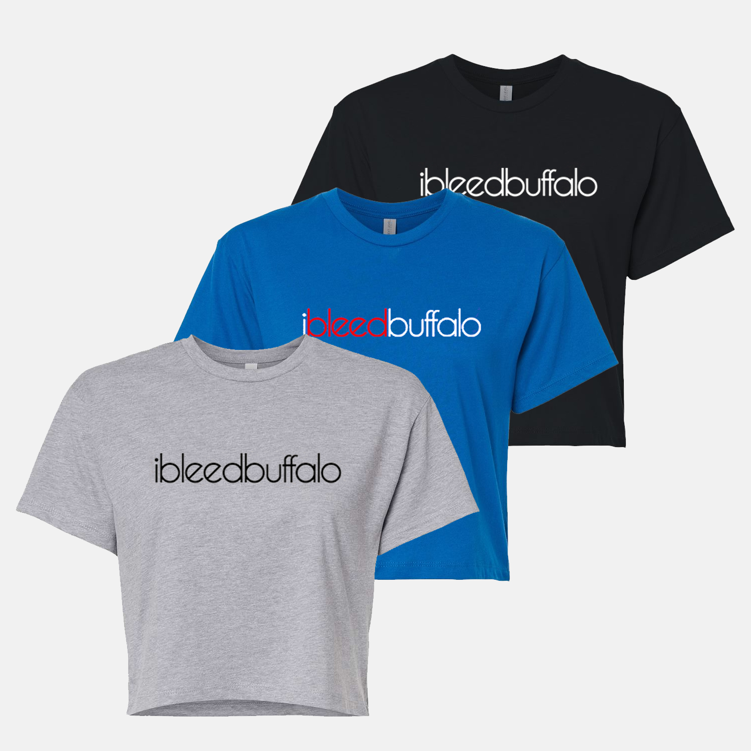I Bleed Buffalo Crop Tops